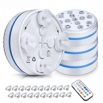 Updated Submersible LED Lights with Remote