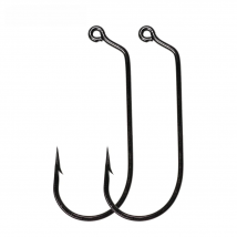 ICERIO 20PCS 60 Degree Jig Hook Barb Freshwater Saltwater Forged Steel Wire Hooks