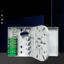 ONTi 10pcs / lot Fiber Optical Terminal Junction Box,4-Port Fiber Panel Box Desktop Place SC FC LC Adapters for FTTH,FTTO,FTTD