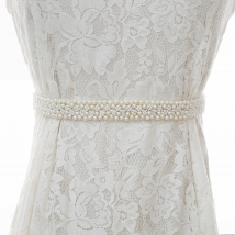 SESTHFAR Pearls Wedding Belts handmade Bridal Belts Fashionable Pearl Beaded Bridal Sashes Wedding Accessories