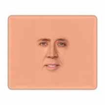 Personalized Design Gaming Mouse Pad Kawaii Anti-Slip Rubber Base Nicolas Cage Meme Mousepad Office Laptop Mat