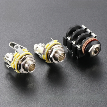 Neutrik's REAN TRS Stereo 6.35mm Metal Female Jack 3 Pole NYS230 Audio Panel Mounting Socket 1/4" TS Mono Jack,PCB Socket NYS215