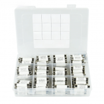 120pcs 12 Values Ceramic Fuse Assorted Kit 10x38mm 500V 1A 2A 3A 4A 5A 6A 8A 10A 16A 20A 25A 32A Tube Fuses with Plastic Box