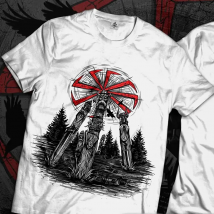 'Kolovrat' Slavic Sun Wheel Rune T Shirt. High Quality Cotton, Large Sizes, Breathable Top, Loose Casual T-shirt S-3XL