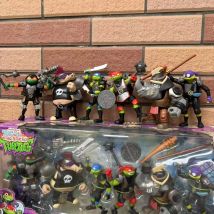 Tales of Teenage Mutant Ninja Turtles: 4.5"Battle Arena leonardo Raphael Donatello Michelangelo Rocksteady  Basic Action Figure