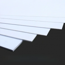 1/2/5Pcs 100x200/250x250mm White ABS Plate Plastic Sheet Advertising Board Model Plate Hard Board Thickness 1/2/3/4/5mm