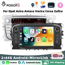 Podofo 7 Inch Android Car Radio For Ford Focus Mondeo C-MAX S-MAX Galaxy II Kuga WIFI Carplay Android Audio Stereo GPS BT FM RDS