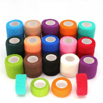 4.8m Colorful Self Adhesive Elastic Bandage Tom's Hug Sports Knee Finger Ankle Palm Shoulder Athletic Wrap Tape Bands