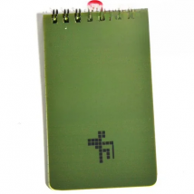 2 PCS Tactical Note Book All-Weather All Weather Notebook Waterproof Writing Paper in Rain