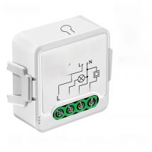 GIRIER Tuya Smart ZigBee Switch Module with Power Monitoring Function 16A Support 2-Way Control Work with Alexa Alice Hey Google