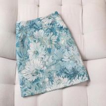Skirts Women Summer All-match Floral Mini Casual Female Sexy Lady Sweet Lovely Trendy Retro Design Korean Fashion Юбка Женская