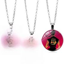 3 Anime Cobra Kai Necklaces Daniel LaRusso Movie Karate Kid Cosplay Prop Necklace Pendant Men and Women Jewelry Gifts