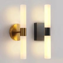 Modern Decorative Wall Lamp Black/Gold Room Fixture Used For Background Wall Mirrors Corridor Staircase Bedhead LED Wall Light