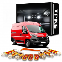 TPKE LED Interior Map Dome Light Bulbs Kit For Citroen Jumper MK1 MK2 MK3 1994-2019 2020 2021 Indoor Lamp Car Accessories Canbus
