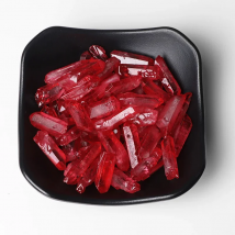 Small Natural Red Crystal Quartz Sticks Bead Top Drill Irregular Stick Loose Beads For DIY Jewelry Making Accessories 10-30pcs