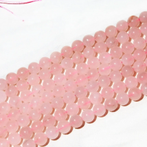 LUOMAN XIARI Round Natural Rose Quartz Stone Beads For Jewelry Making DIY Bracelet Necklace Anklet  4/6/8/10/12 mm Strand 15''