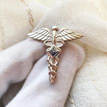 50pcs Masonic Lapel Pin Freemason Lodge Medical Doctor Pins and Brooch Masonry Wings Snake Symbol Free Masons Badge