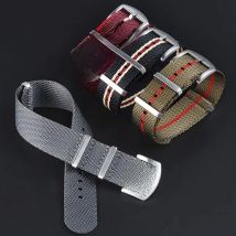 Nylon Watch Band Universal Military Strap Men Women Bracelet Sport Wristbelt 18mm 20mm 22mm Premium Fabric Wristbelt for Samsung