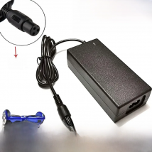 42V 2A Universal Battery Charger, 100-240VAC Power Supply for 36V 10S 18650 Battery pack with GX12 3Prong Connector