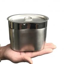 Jolmo Lander G.I. Style Stainless Canteen Cup 800ML with Lid& Canteen Cup Stove/Stand Set Camping Cooking System