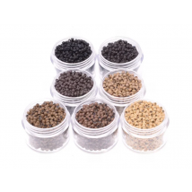 100pcs 2.9mm Diameter Silicone Hair Beads Nano Ring Micro Beads Fashion Salon Hairstylist Hair Extension Tools 7 Colors LZH0081