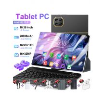 5G 2026 New Global Version 10.36 Inch Tablet Android 16GB Ram 1TB Rom Android 13.0 Dual SIM 10 Core Bluetooth Tablet PC Network GPS WPS Office