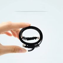 15cm 25cm 50cm 1m 3ft short cable CAT6 Flat UTP Ethernet Network Cable RJ45 Patch LAN cable black white color