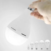 LED Rechargeable Light Bulb 7w 9w 12w 15w 1200mAh 85-265V Emergency Bulb for Home Power Failure Camping Tent Porch Garden Lamp