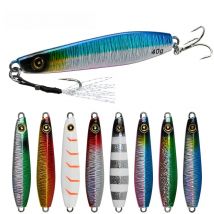 ALLBLUE KAIDO Slim Metal Jig 20G 30G 40G 60G Jigging Spoon Shore Cast Sea Bass Saltwater Fishing Lure Artificial Bait Tackle