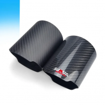 genuine sumsoo for diy Car Universal Exhaust Pipe Carbon Fiber Cover Exhaust Muffler Pipe Tip case Exhaust Tip housing