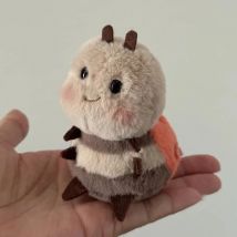 Pre-sale plush toys cute kawaii seven-spot ladybird ladybug baby black round eyes stuffed insect pendant palm figures