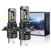 H4 Car LED Headlight Bulb CSP Fan With Canbus High & Low Beam Car Light Turbo Led Diode Lamp Auto Motorcycle CSP 6500K 12V