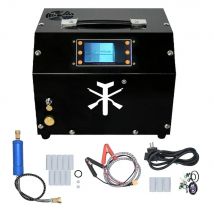 TUXING 300bar PCP Air Compressor 4500psi LCD Display Digital Control Compressor Built-in Auto Stop for Rifle Airgun Scuba Diving