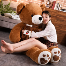 High Quality 4 Colors Teddy Bear With Scarf Stuffed Animals Bear Plush Toys Doll Pillow Kids Lovers Birthday Baby Gift