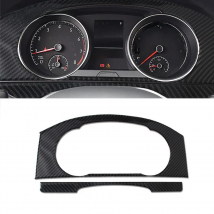 For Volkswagen Vw Golf 7 Gti Mk7 2014-2019 Carbon Fiber Dashboard Center Display Screen Panel Cover Sticker Decal Accessories