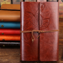 Notebook Diary Notepad PU Leather Spiral Literature Note Book Paper Replaceable Journal Planners School Stationery Gift