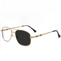 Men Classic Square Glasses Luxury Double Bridge Frame Prescription Glasses Hyperopia Optical Eyewear +100 +150 +200 To +600