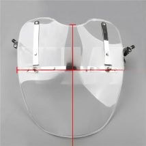 Motorcycle Windshield Windscreen for Harley Davidson Sportster Dyna Glide Softail XL 883 1200 X48 X72