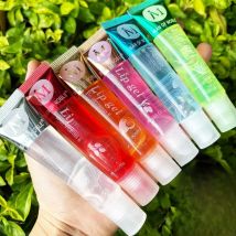 6Pcs Fruity Flavor Watery Glossy Lip Gloss Set Clear Lip Gel Hydrating Moisturizing Lip Gloss Women Lips Makeup Wholesale