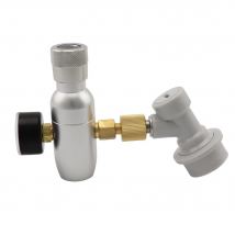 CO2 Mini Gas Regulator Keg Charger 30/60/150Psi 3/8-18UNF With Ball Lock Disconnect for Homebrew Corny Keg Beer Tap