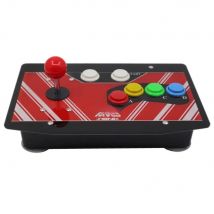 RAC-J500S 6 Buttons Arcade Joystick USB Wired Acrylic NEO GEO MVS SNK Artwork Panel For PC