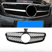 Front Grille For Mercedes Benz W204 C Class AMG Style 2008-2014 C180 C200 C250  C300 C350 Tuning  Front Grill ABS Bumper Grille