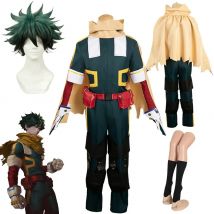 Midoriya Izuku Cosplay Fantasy Flight Clothing Anime Hero Of Academia Costume Disguise Adult Men Roleplay Fantasia Outfits Male