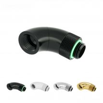 Barrow G1/4" 90 Degree Rotary Adapter 2 Section Type Fitting Connector 360 Degree Rotation TSWT902-V1