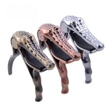 Alice A007G Multi Color Professional Metal Crocodile Folk Acoustic Guitar Capo Clamp