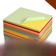 A4 Color Self-adhesive Sticker Paper Colorful Adhesive Label Waterglue For Copier Laser Inkjet Printer 20 or 50 sheets