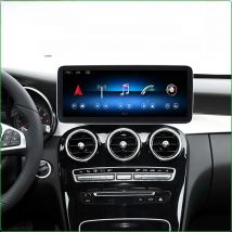 W205 Android 13 For Mercedes-Benz C C200 C260 2014 2018 CarPlay Car Radio GPS Navigation Multimedia Player BT 10.25 IPS Screen