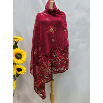 Muslim Fashion Styles Hijabs Scarf Turbans For Women Scarf Shawl Set Chiffon African Femme Head Wrap Scarves 205x105cm Wholesale