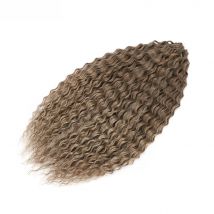 Ariel Water Wave Twist Crochet Hair Synthetic Braids Hair Ombre Blonde Brown 22 Inch Curl Hair Deep Wave Braiding Hair Extension