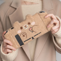 GeekShare Case New Cute Bear Plush Nintendo Switch Protective Hard Shell Split Joy-con Cover For Nintendo Switch NS Accessories
